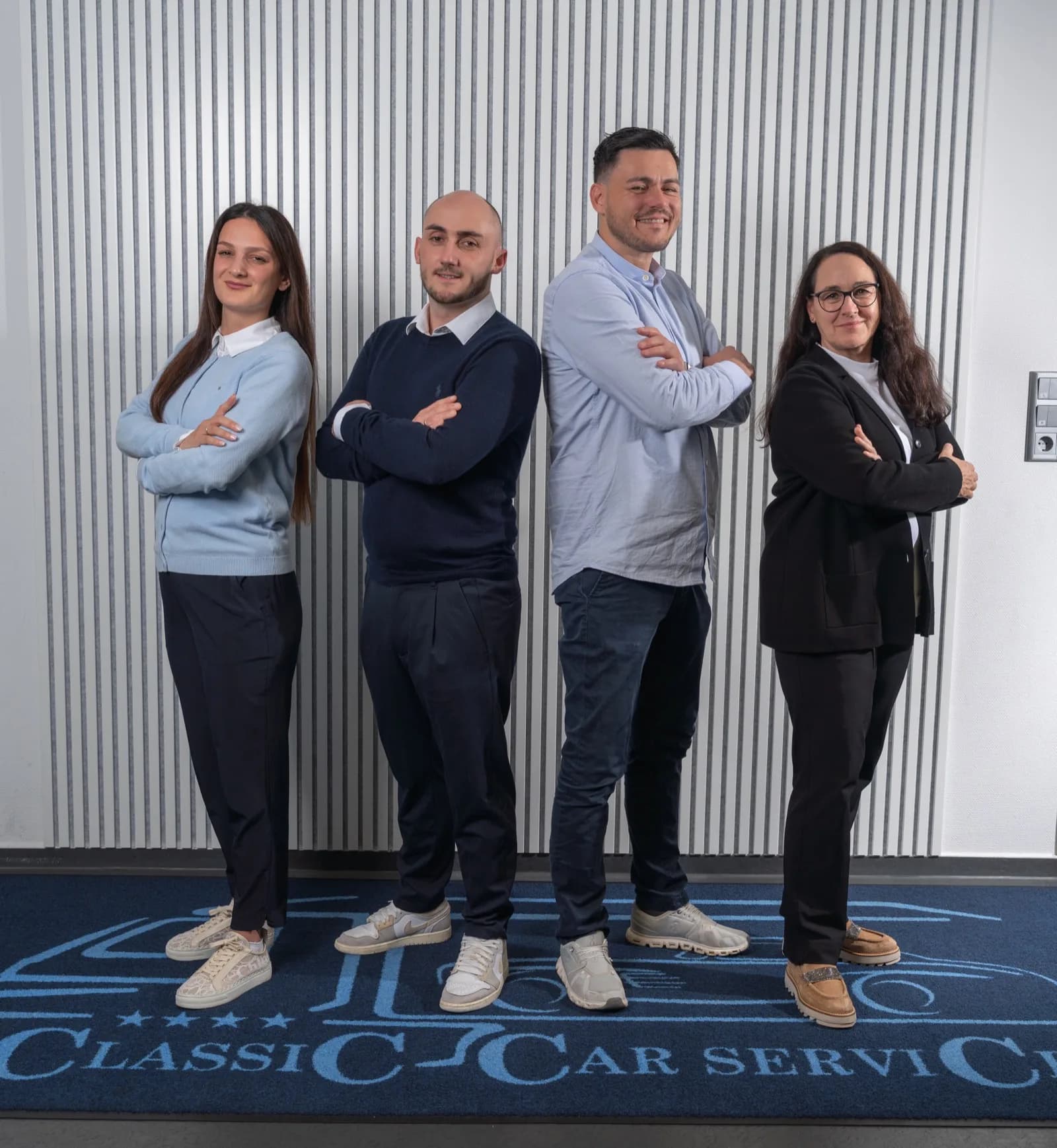 The Planitzer family. Anastasia, John, Nicolai and Jutta