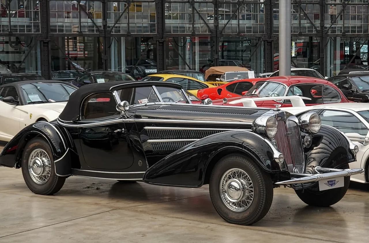 Classic sports car