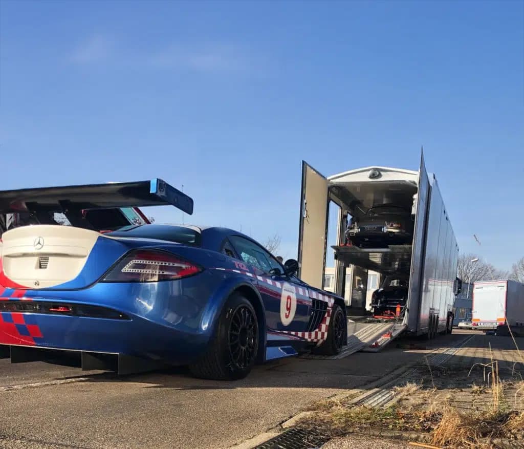 Race vehicle transport