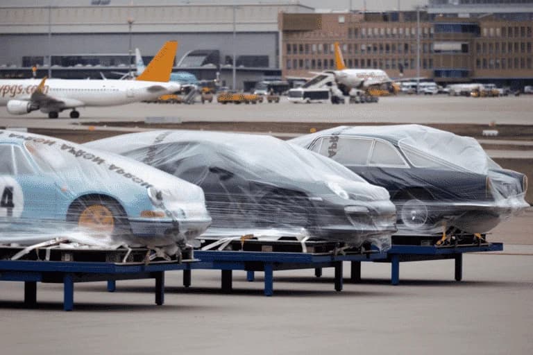 Air freight – vehicle transport by cargo plane